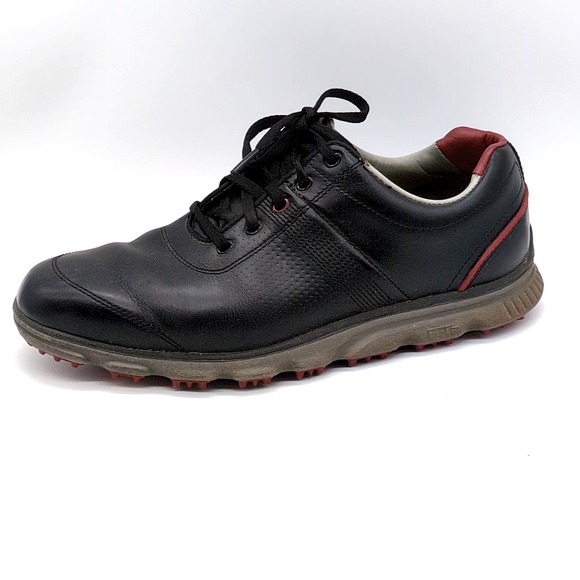 FootJoy Other - Footjoy Golf Shoes Mens DryJoys Black 8.5 Leather Athletic Sneakers 53577